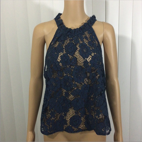 NEW Free People Sweet Meadow Dreams Lace Top - Picture 3 of 5